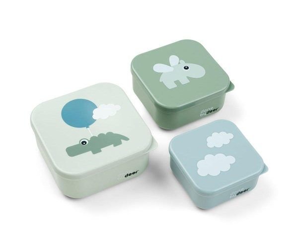 3 Cajas Snack Happy clouds Green