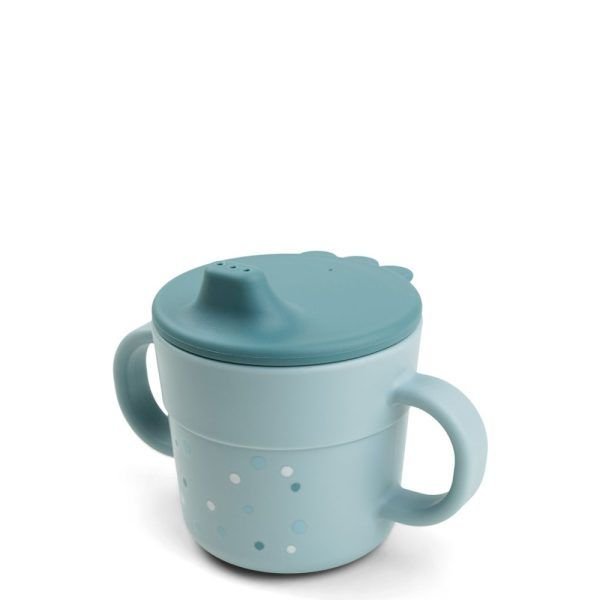 Foodie Spout Cup Happy Dots Blue