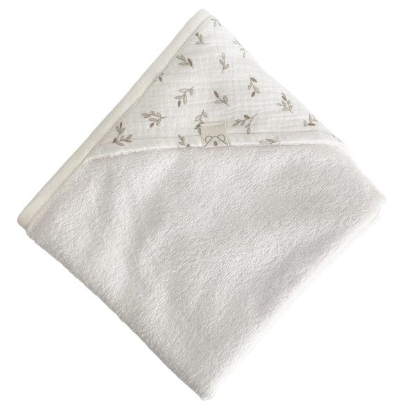 Capa de baño rizo bambú Olivo