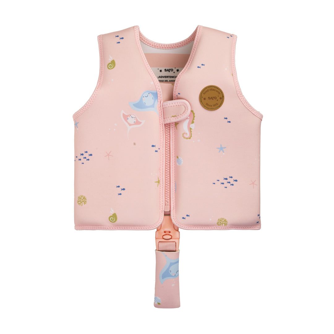 Chaleco de flotación rosa mar 1-3 años