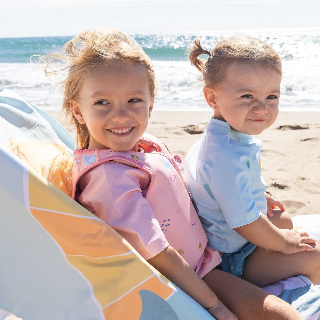 Chaleco de flotación rosa mar 1-3 años - Imagen 3