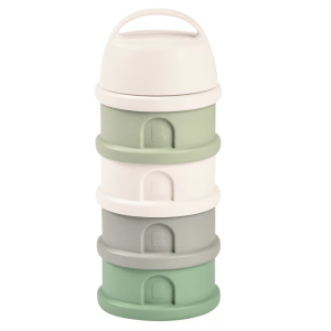 Dosificador 4 compartimentos mineral green/grey