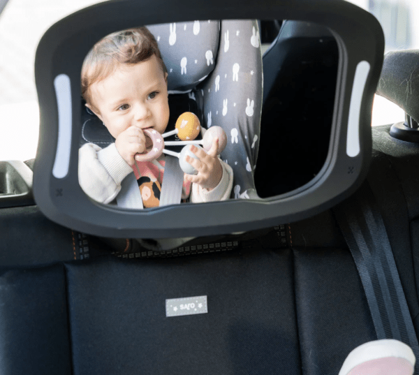 Maxi espejo seguridad 360º con luz - Imagen 2